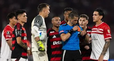 Andrés Rojas, criticado por arbitraje en Libertadores: pedido Flamengo Conmebol