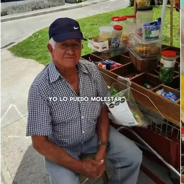 Video viral: anciano sorprende a Camilo Cifuentes al regalarle comida y más