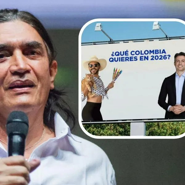 Gustavo Bolívar expresó su rechazó a una valla de Daniel Quintero en la que ridiculiza a Abelardo de la Espriella al mostrarlo vestido de mujer.