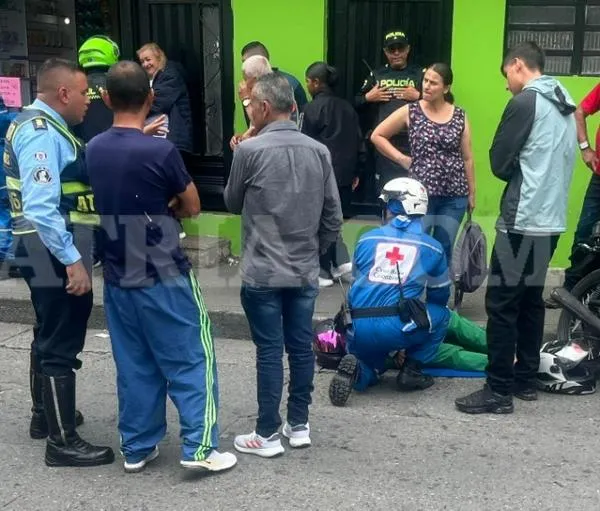 Tres personas resultan lesionadas en accidentes de motos en Manizales