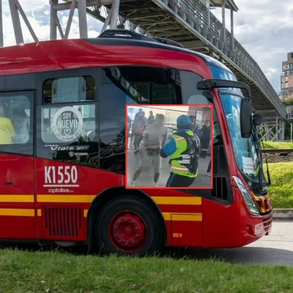 Transmilenio: hieren con cuchillo a guardia porque querían colarse (video)