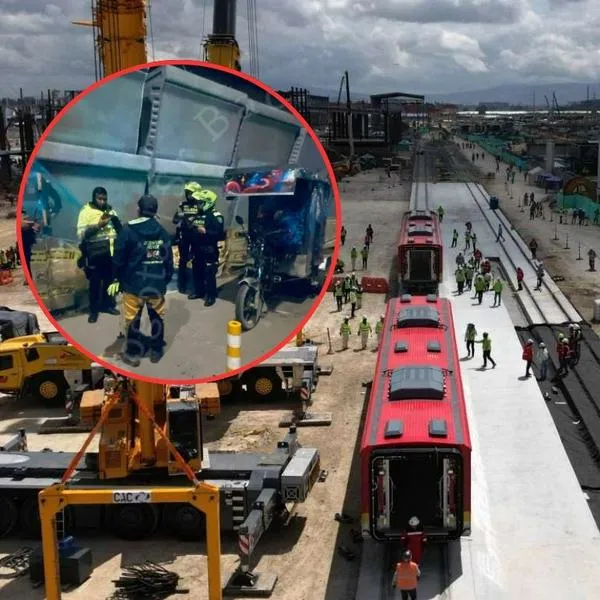 En una obra del metro de Bogotá en la avenida Villavicencio (Kennedy) asesinaron a un hombre