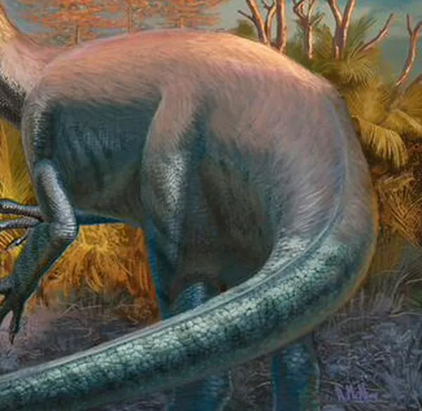 Descubren un gran dinosaurio carnívoro en Argentina con restos de su última comida