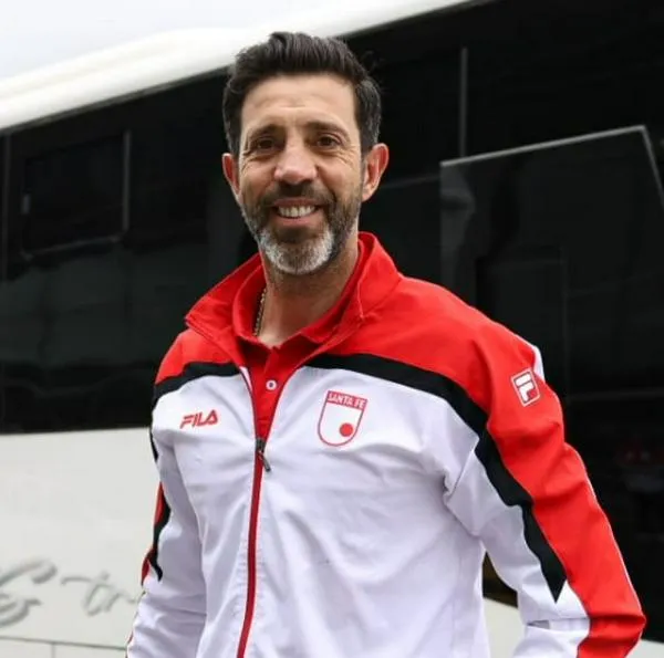Jorge Bava, entrenador de Santa Fe