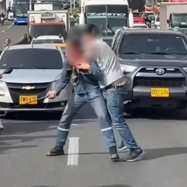 Violenta pelea en Bogotá
