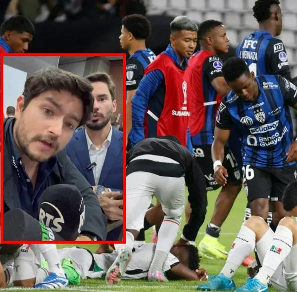 Periodista ecuatoriano celebró eliminación de Once Caldas en Sudamericana: video