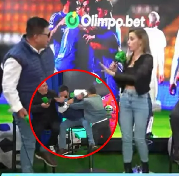 Periodistas en Perú se agarraron en vivo y se fueron a los puños: video es viral