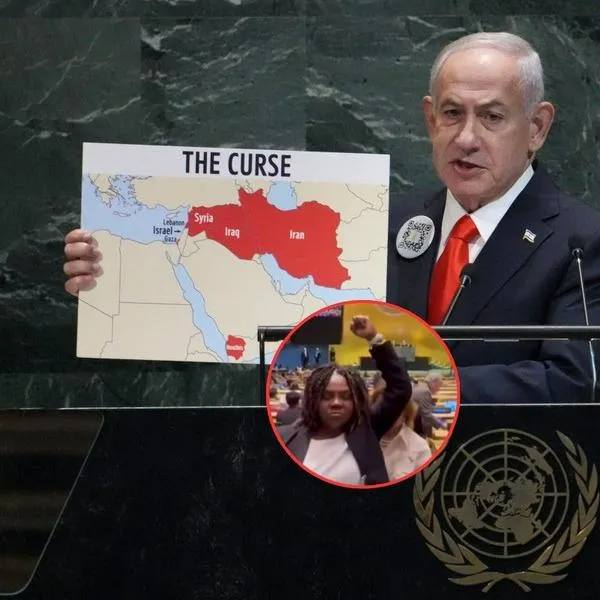 Francia Márquez se fue en discurso de Netanyahu en la ONU e hizo gesto