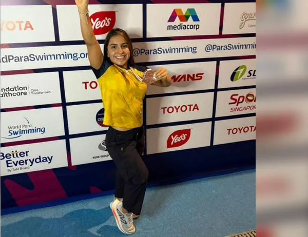 Sara Vargas conquista su segunda medalla en el Mundial de Paranatación en Singapur 