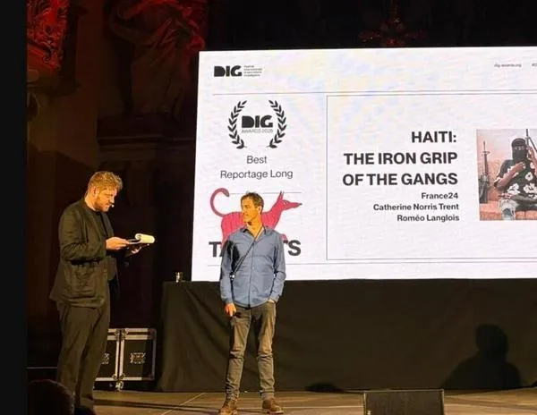 France 24 gana el Premio DIG por el documental 'Haití: el férreo control de las pandillas'