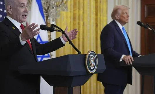 Trump y Netanyahu se ven las caras en la Casa Blanca para presentar su ‘plan posguerra’ para Gaza
