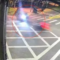 Accidente de domiciliarios de Rappi y DiDi Food en Bogotá