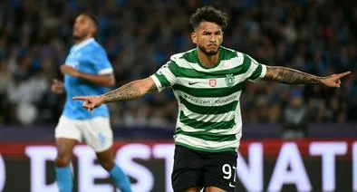 Gol Luis Javier Suárez hoy con Sporting Lisboa vs Napoli, por Champions League