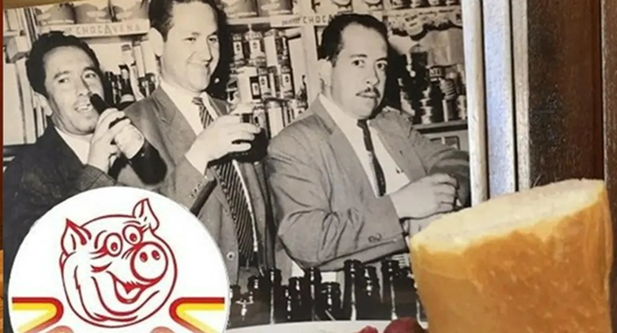 Fundadores de El Bohemio, salsamentaria de Bogotá