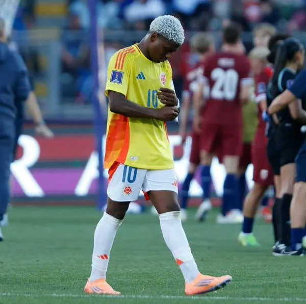 El jugador Óscar Perea en el partido Colombia vs. Noruega por el Mundial Sub-20 de Chile, que culminó 0-0