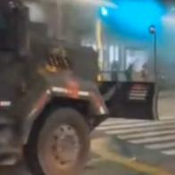 Tanqueta de Policía en Chapinero