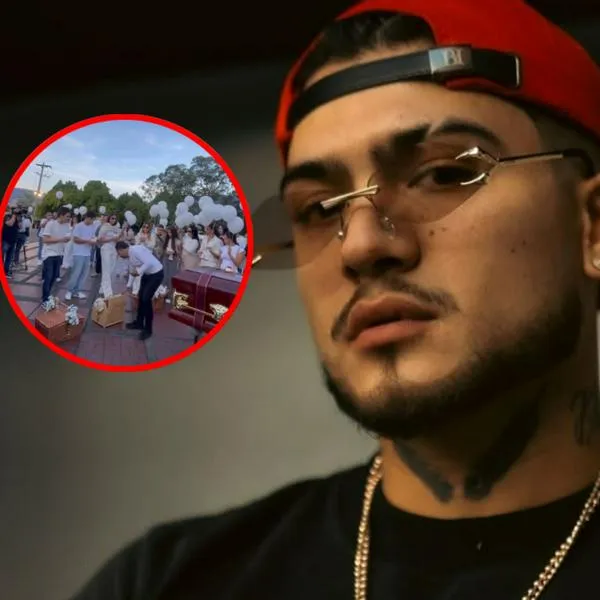 Funeral de B-King: su perrito apareció junto ataúd en sepelio en Medellín