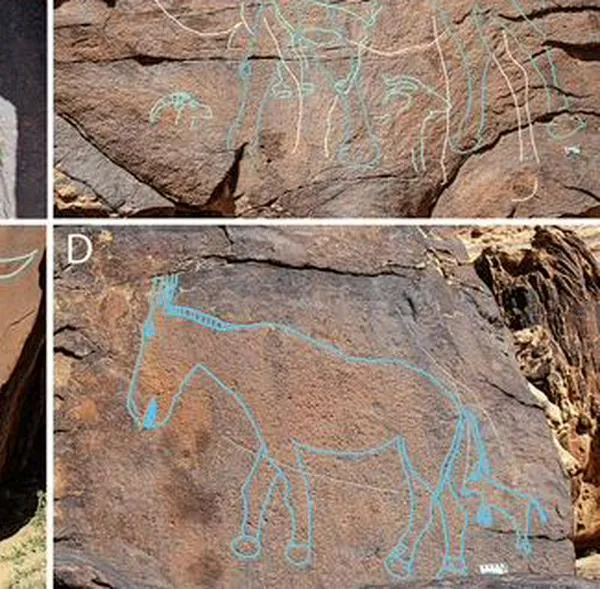 De 12 mil años de antigüedad: descubren grabados de animales de tamaño real