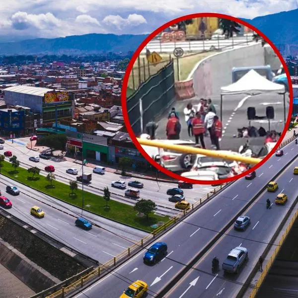 Bloqueos en la calle 72 en Bogotá: universidad pedagógica protestas