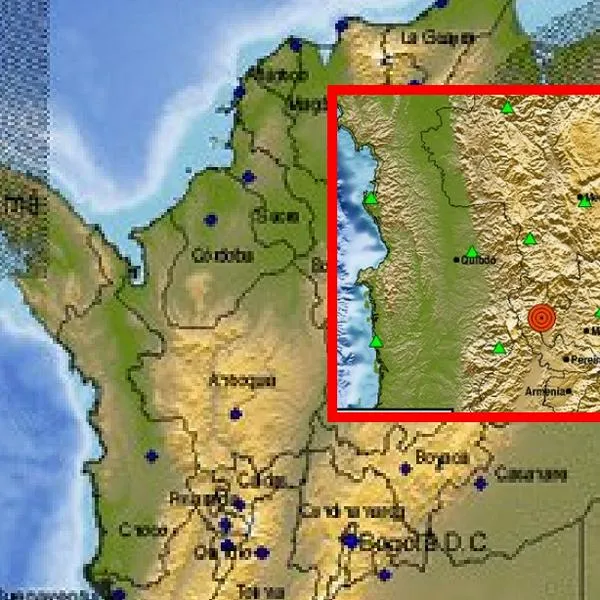 Temblor en Colombia de magnitud 3.4 en Belén de Umbría (Risaralda) hoy 4102025