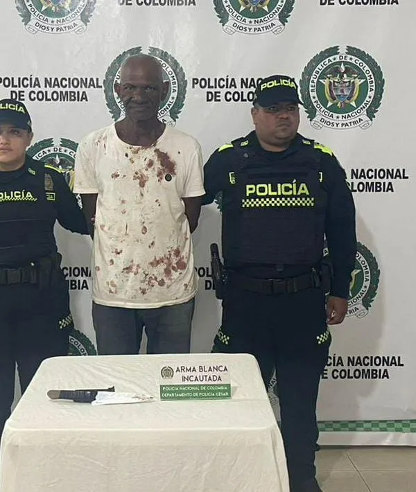 Capturan en Valledupar a hombre de 67 años por herir con arma blanca a otro ciudadano en una riña