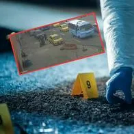Momento en el que un policía mata a un ladrón que intentó robarlo en la avenida 68 de Bogotá