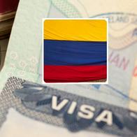 Fotos visa y Colombia, en nota de cómo está Colombia en el ranking de rechazo de visas a EE. UU. en Latinoamérica