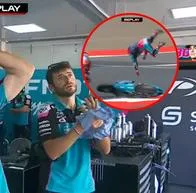 Dura caída de David Alonso en Moto2 provocó susto: video, cómo está y cómo fue