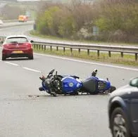Accidente moto