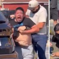 Video viral: agentes del ICE detuvieron a migrante y se lo llevaron