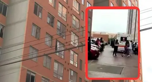 Niña que murió al caer de un décimo piso en Bogotá