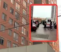 Niña que murió al caer de un décimo piso en Bogotá