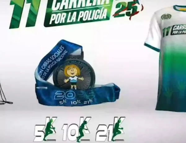 “Carrera por la Policía 2025”: jornada deportiva y solidaria por los héroes de Colombia el 9 de noviembre 
