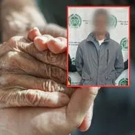 Imagen del capturado por el homicidio de un adulto mayor de 93 años en Engativá, Bogotá