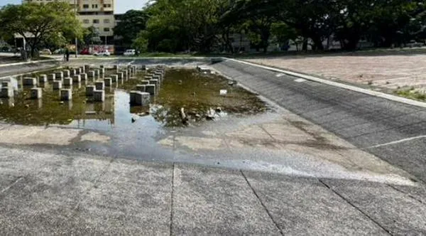 Fuentes y monumentos de Cali, en abandono: caleños piden intervención de la Alcaldía