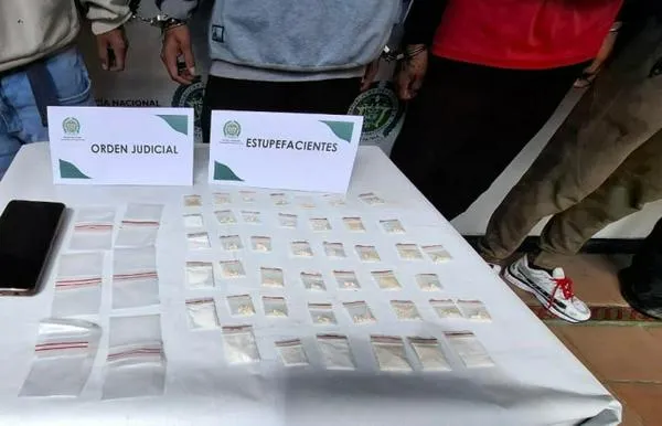 Desmantelada banda Los del Palenque en Caldas: incautan drogas y detienen a seis implicados