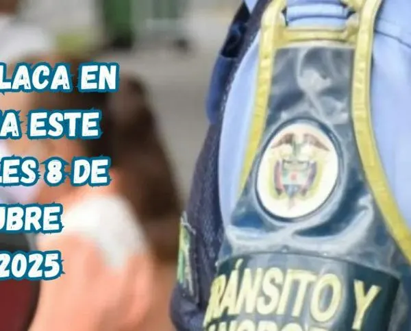 Pico y placa en Armenia (Quindío) este miércoles, 8 de octubre del 2025