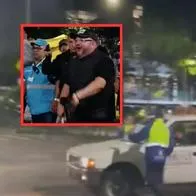 Disturbios en Protesta pro-Palestina en Medellín, concejal apareció con bate