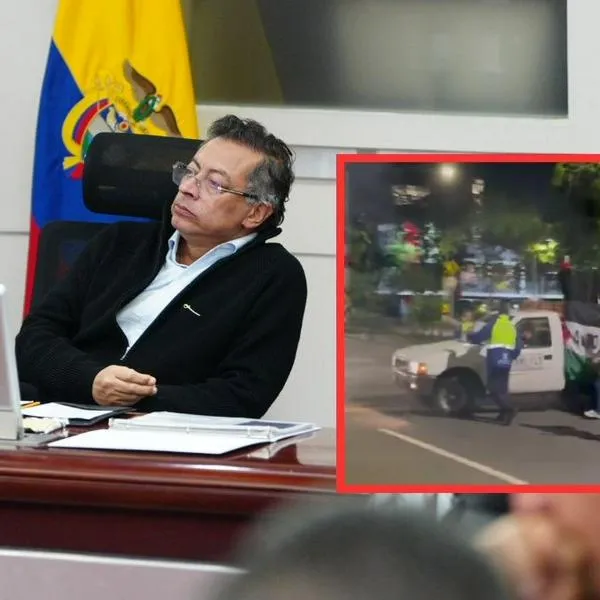 Gustavo Petro reaccionó a desmanes en protesta pro-Palestina en Medellín Ordenó violencia