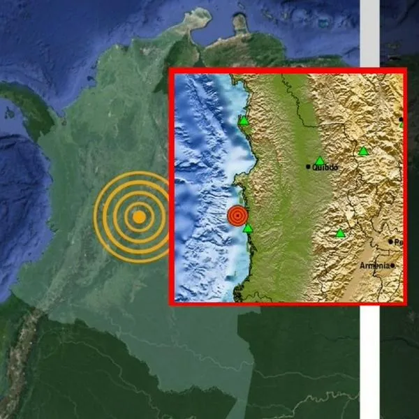 Temblor en Colombia hoy 8102025 en océano Pacífico cerca de Bajo Baudó