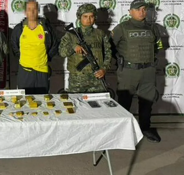 Incautan 42 kilos de oro ocultos en tanques de gasolina en Huila
