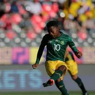Selección Colombia Sub-20 y errores seguidos que terminaron en gol de Sudáfrica