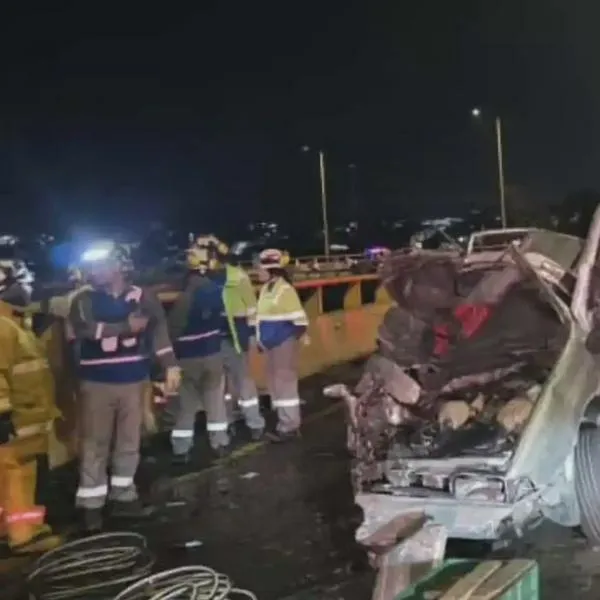 Dos lesionados tras aparatoso accidente llegando a Calarcá
