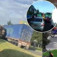 Trancón en Bogotá: accidente en la avenida Ciudad del Cali dejó un muerto