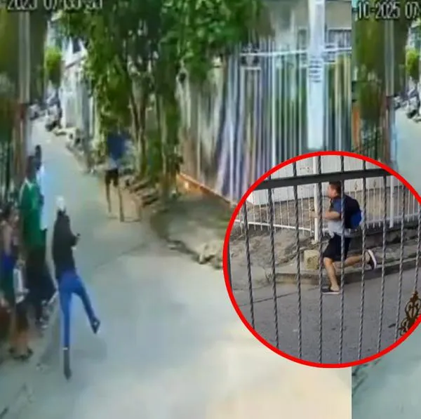Video de ataque a guardia de Inpec en Cartagena: sicario lo correteó unos metros
