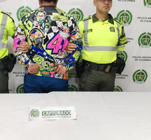 Estaba fugado y lo detuvieron en carretera de Caldas 