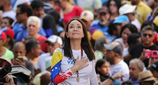 María Corina Machado da primeras palabras tras Nobel y le habla a Trump