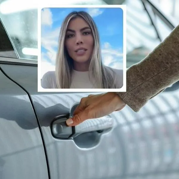 Foto de carro y colombiana en Estados Unidos ,en nota de colombiana en Estados Unidos contó duro caso que tuvo al subir a su carro; video
