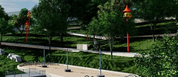 En imágenes: con más árboles, así quedaría el parque del barrio La Enea, según la Alcaldía de Manizales 