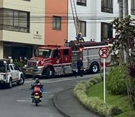 Manizales: salida de humo en edificio alerta a ciudadanos en Palermo, Bomberos atendió la emergencia